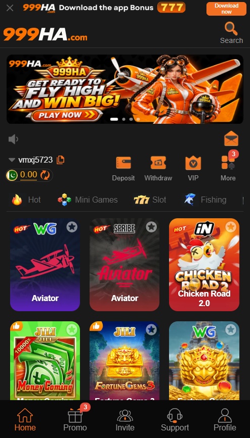 999HA Game interface screenshot
